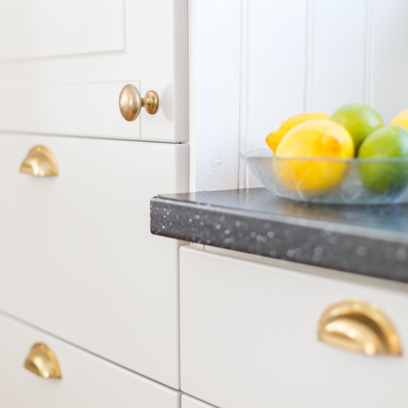 Knob 401 - Polished Brass