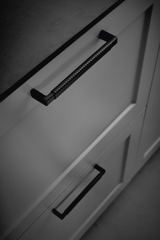 Handle Rattan 160c/c - Matt Black