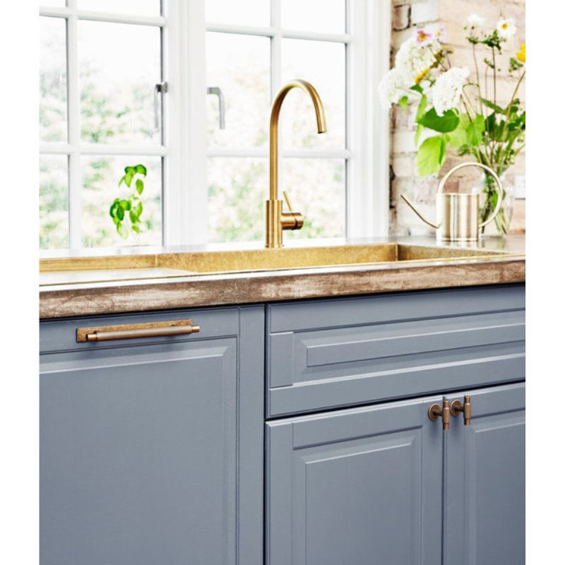 Handle Manor Backplate 128c/c - Brass Antique (351010-11)