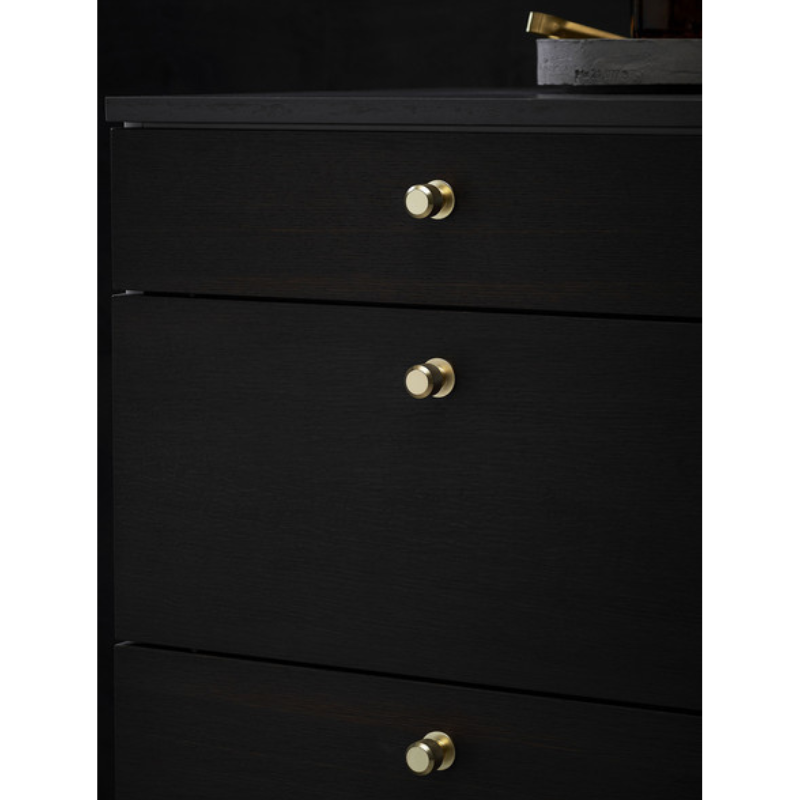 Knob Manor Round - Gold (351037-11)