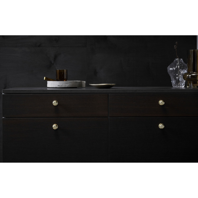 Knob Manor Round - Gold (351037-11)