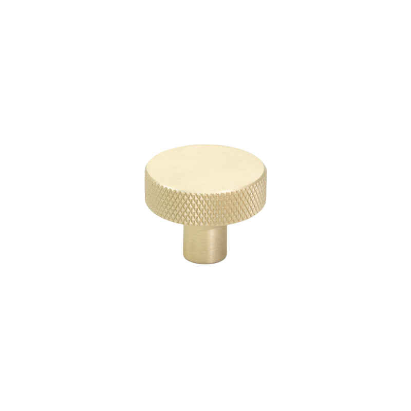 Knob Flat - Brass 32