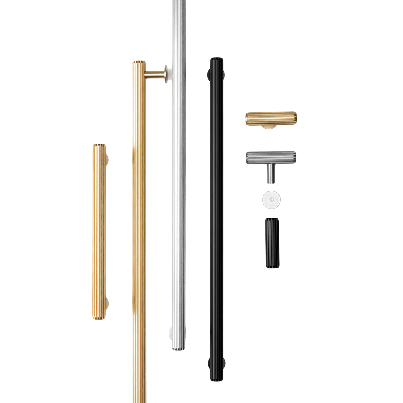 Handle Rille 992 - Brushed Brass
