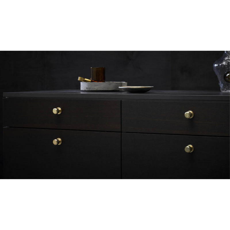 Knob Manor Round - Gold (351037-11)