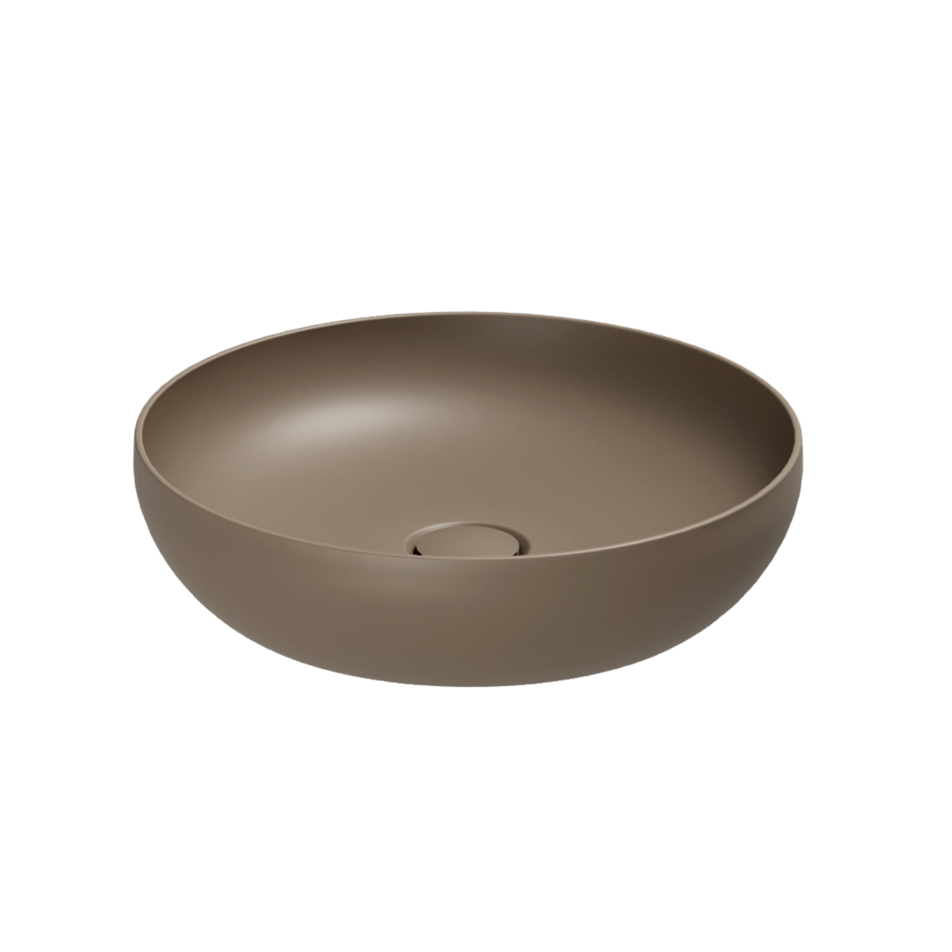 Azzurra Elegance Circle baðvaskur 40 cm H10 - Cocoa - MA