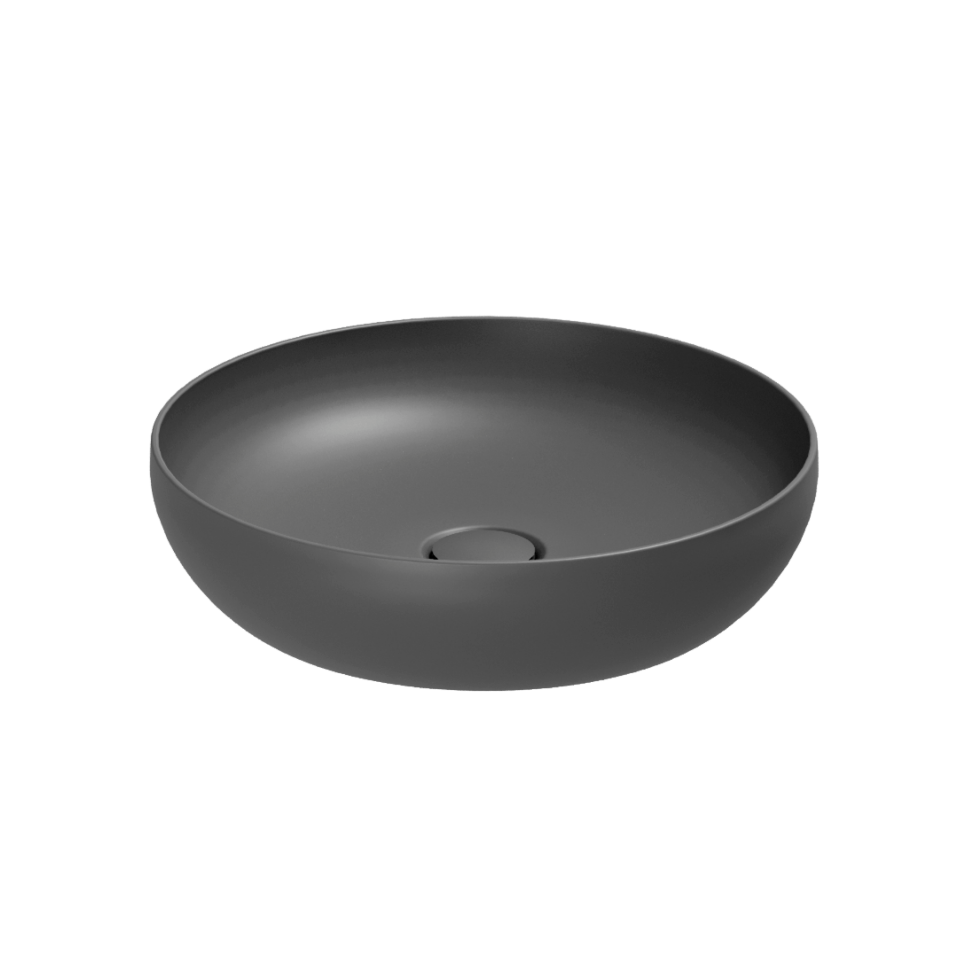 Azzurra Elegance Circle baðvaskur 40cm H10 - Coal - MA