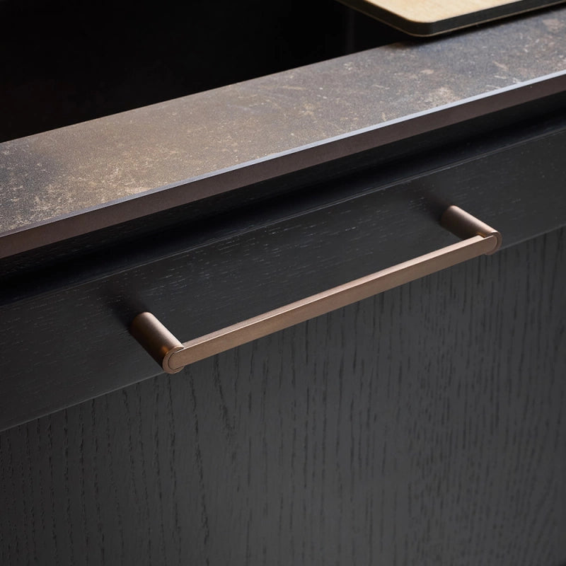 Handle Flow 128c/c - Burnished Brass
