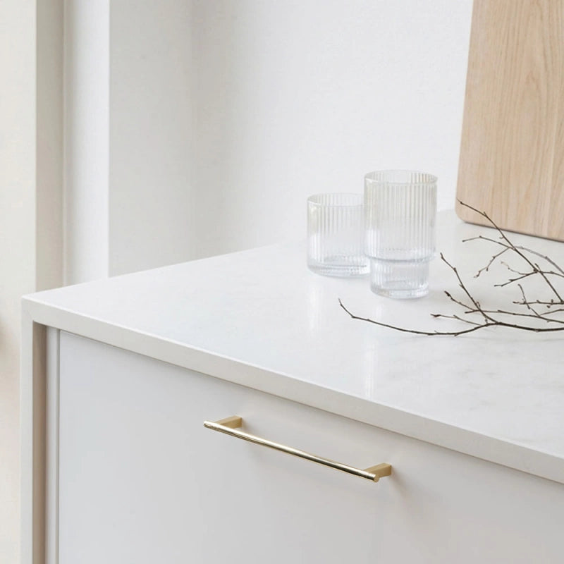 Handle Petit 128c/c - Polished Brass