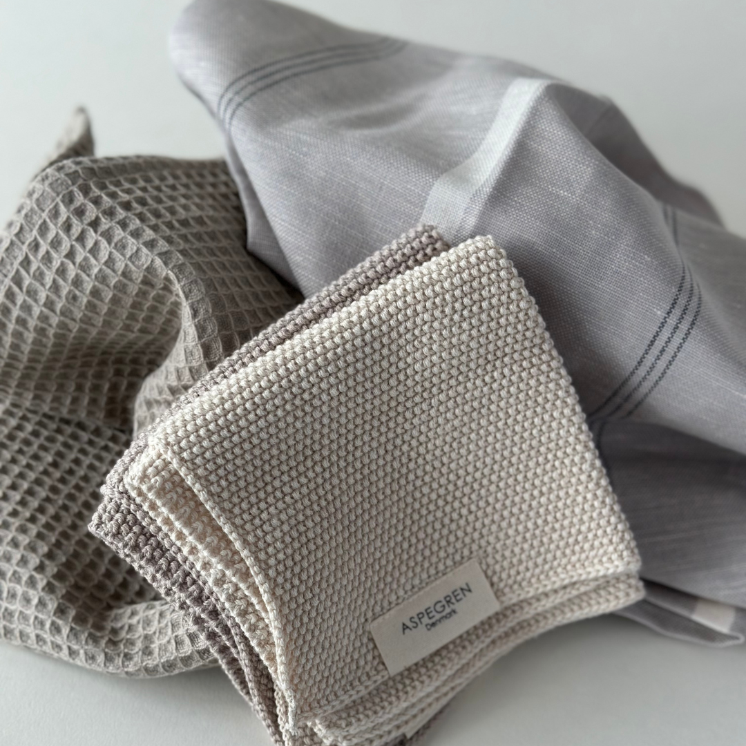 Borðtuskur - North - Steel Gray 2 stk