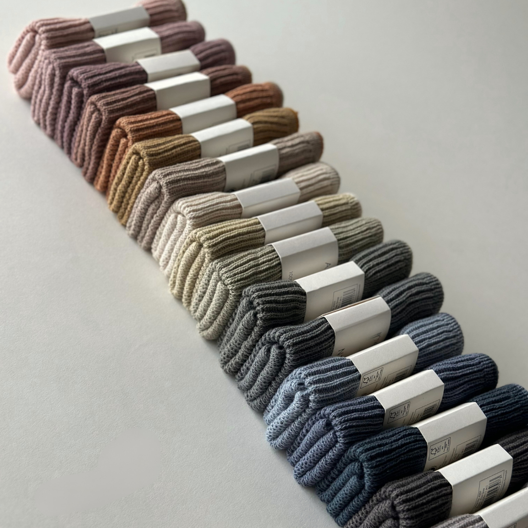 Borðtuska - Knitted Ripple - Honey