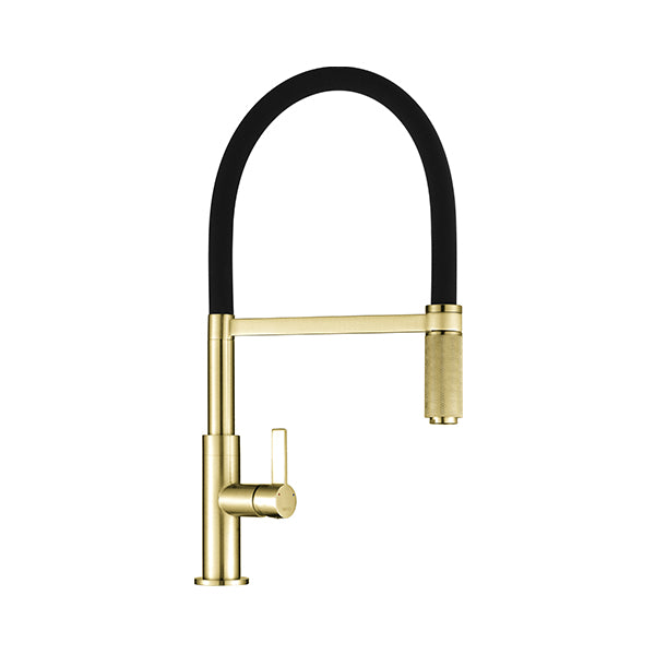 Spirale Flexible Spout Eldhúsblöndunartæki - Brushed Gold Brass