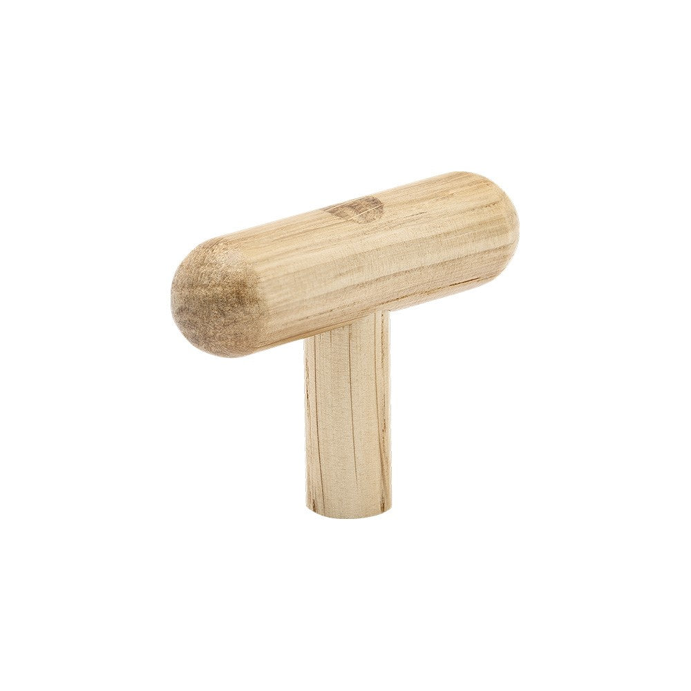 Knob T Lunden - Untreated Oak