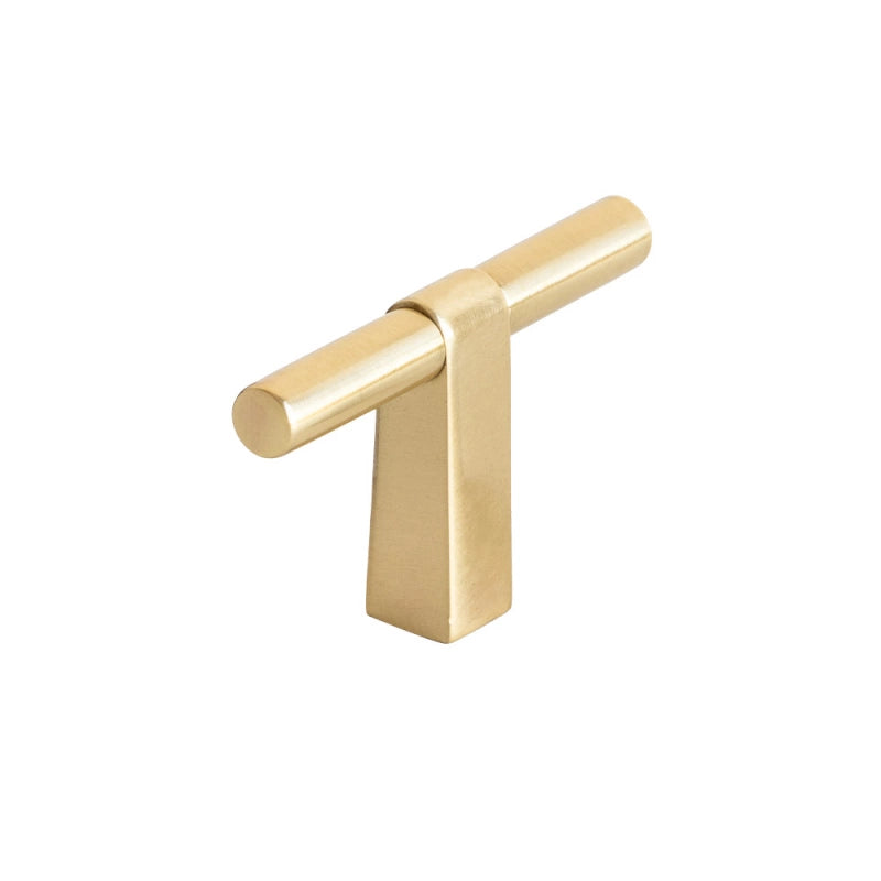 Knob T Petit - Polished Brass