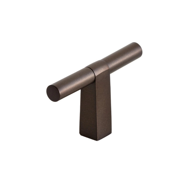 Knob T Petit - Burnished Brass