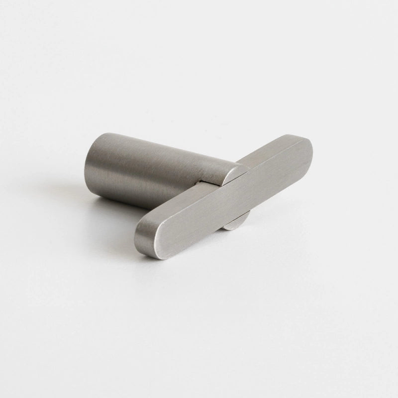 Knob T Flow - Brushed Nickel