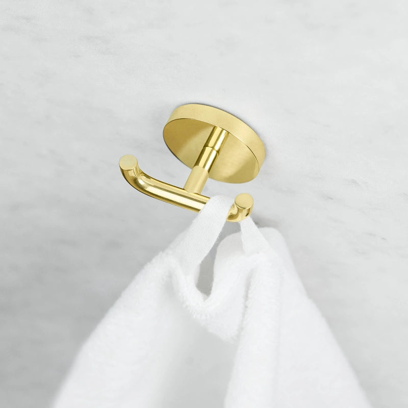 Calm Tvöfaldur Snagi - Polished Brass (620081-41)