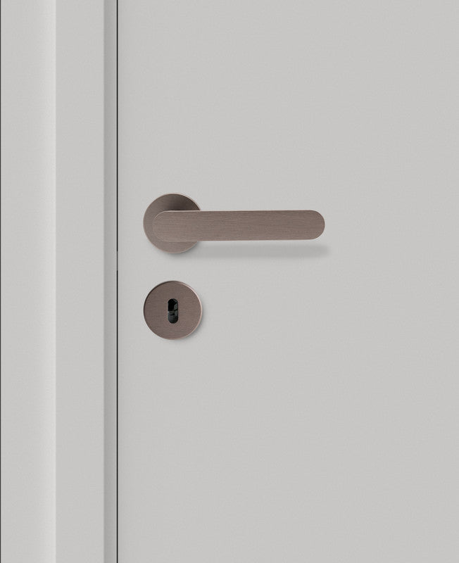 Doorhandle Vibe Plain EUR - Dark Bronze (752032-41E)