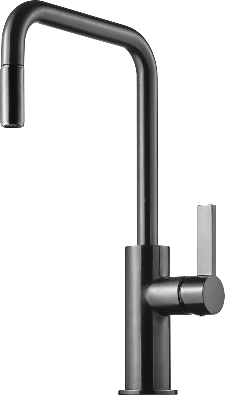 ARM985 Mono (hátt) - Brushed Black Chrome útdraganlegt eldhúsbl.tæki (9429843)