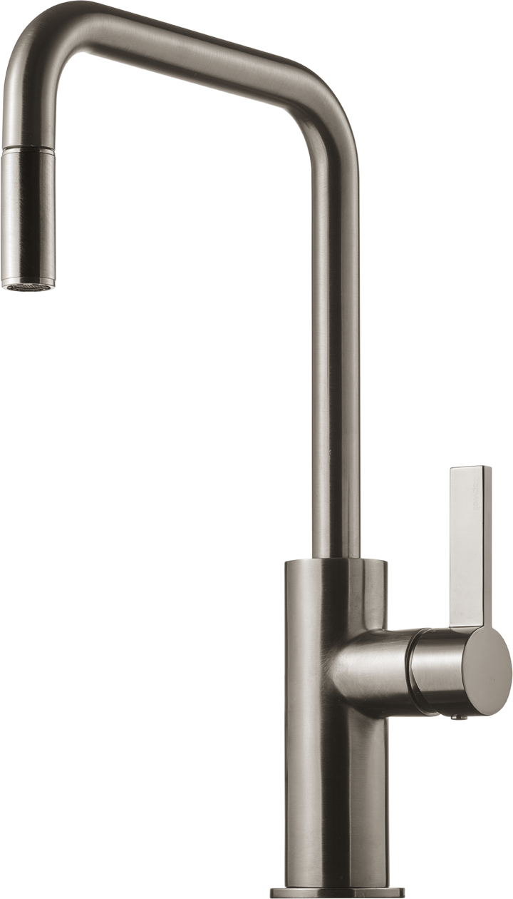ARM985 Mono (hátt) - Brushed Nickel útdraganlegt eldhúsbl.tæki (9429844)