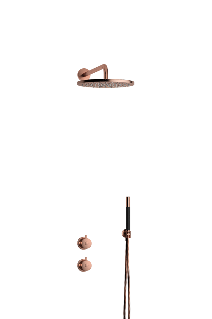 BOX7268 Round innbyggt sturtutæki - Copper (9428853)