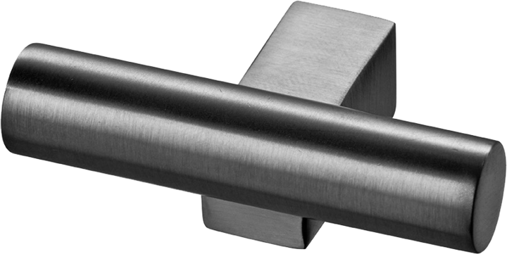 Knob T Bar 055 - Brushed Black Chrome (9428716)