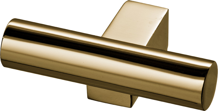 Knob T Bar 055 - Polished Brass (9428714)