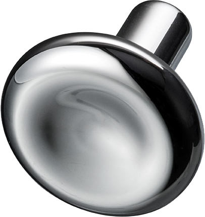 Knob Bean 030 - Chrome (9428789)