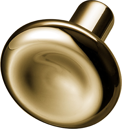 Knob Bean 030 - Polished Brass (9428792)