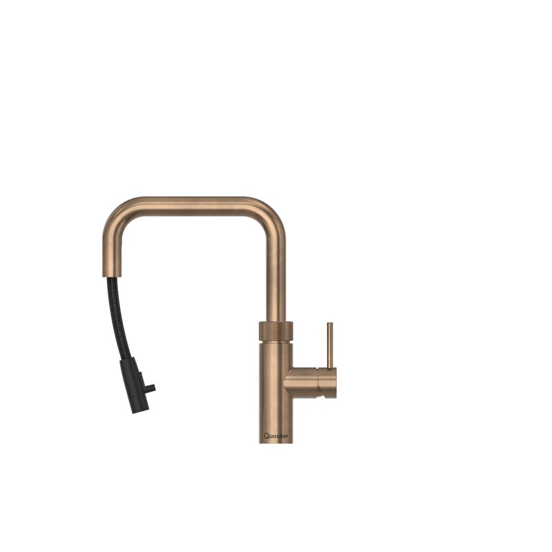 Quooker Flex Square m.Pro3 - Brúnað Brass