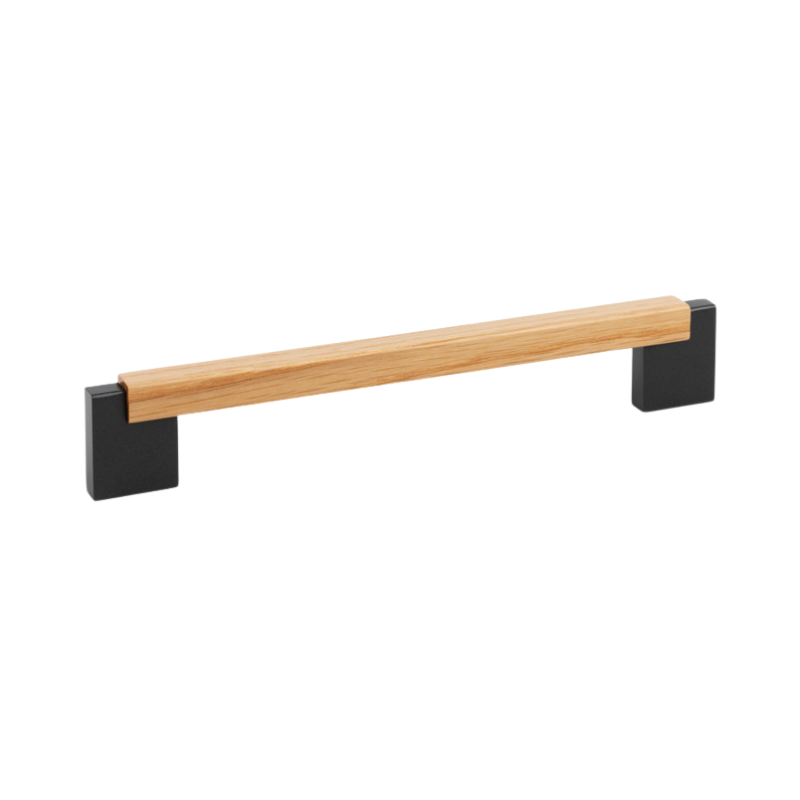 Handle Duo Mini 160c/c - Oak/Lava Grey