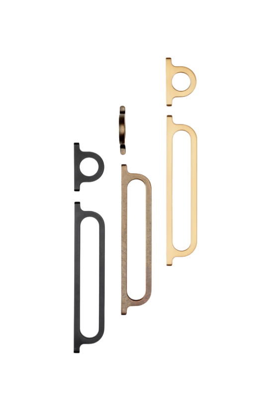 Handle Omega 32c/c - Brushed Brass