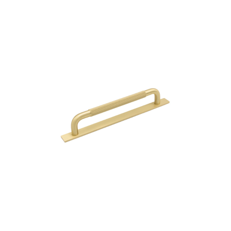 Handle Helix/back plate 160c/c - Brass