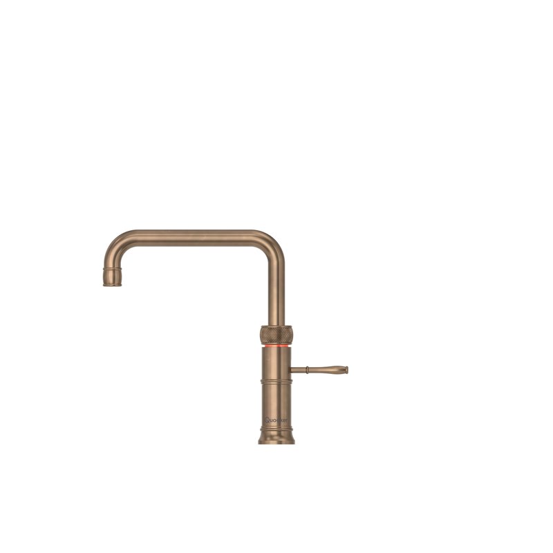 Quooker Classic Fusion Square m.PRO3 - Brúnað Brass