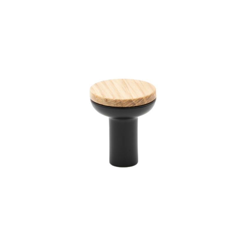 Knob Bis - Oak/Black