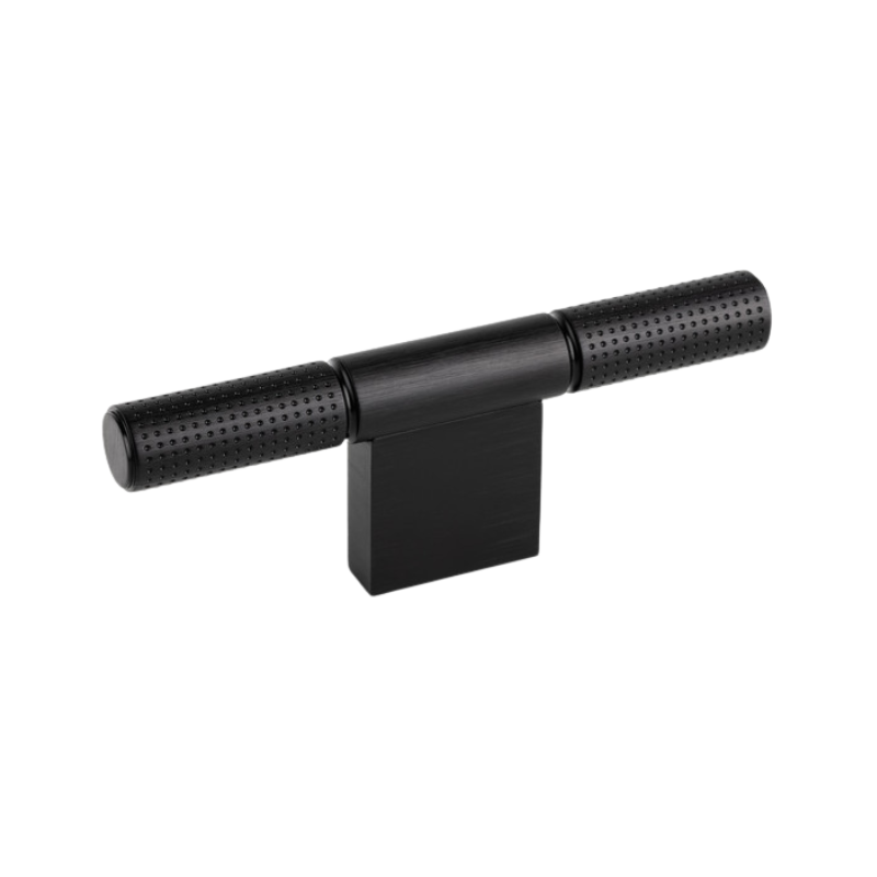 Knob T Point - Brushed Black