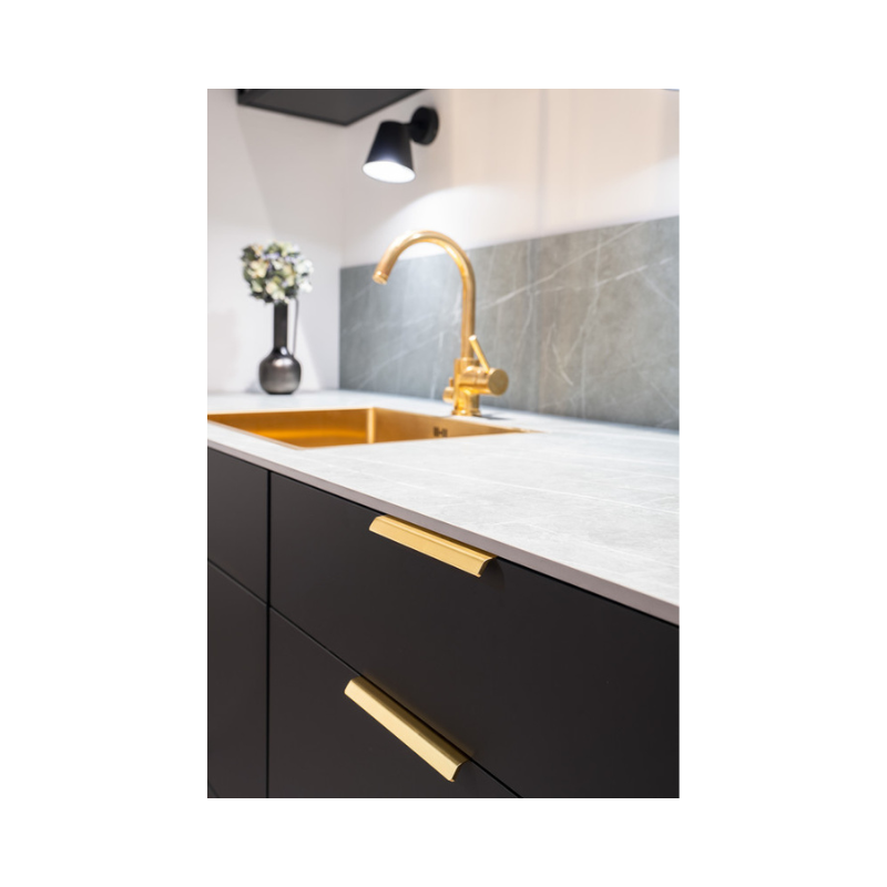 Profilehandle Side 160mm - Brushed Brass