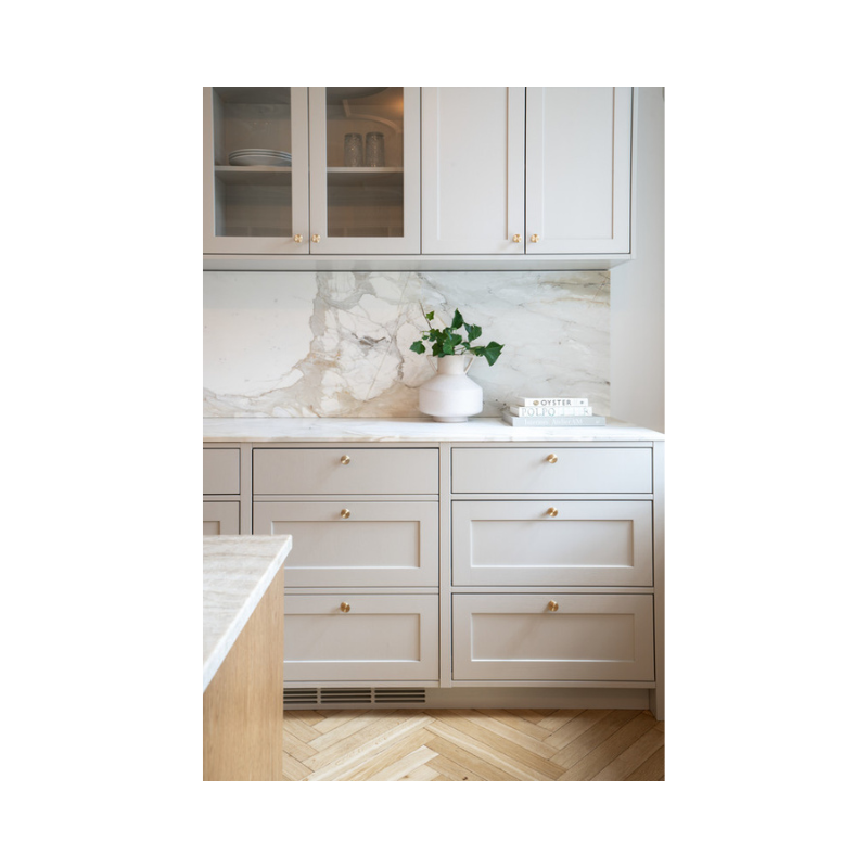 Knob Uno - Brushed Untreated Brass (343312-11)