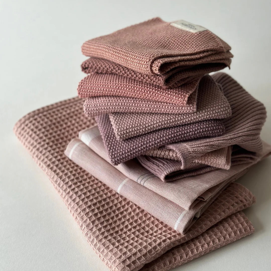 Borðtuskur - Knitted Solid - Mauve 2 stk.