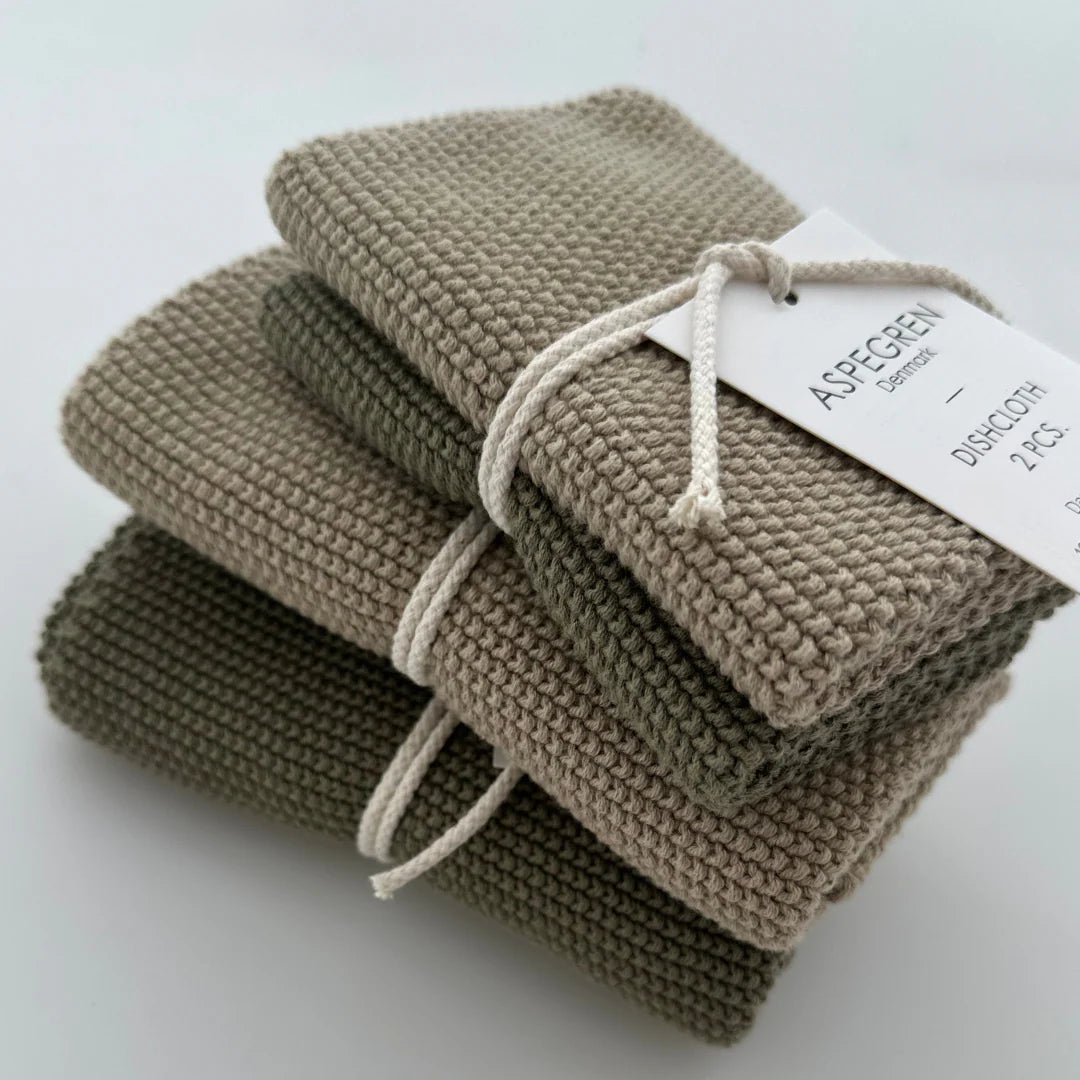 Eldhús handklæði - Solid - Sesame