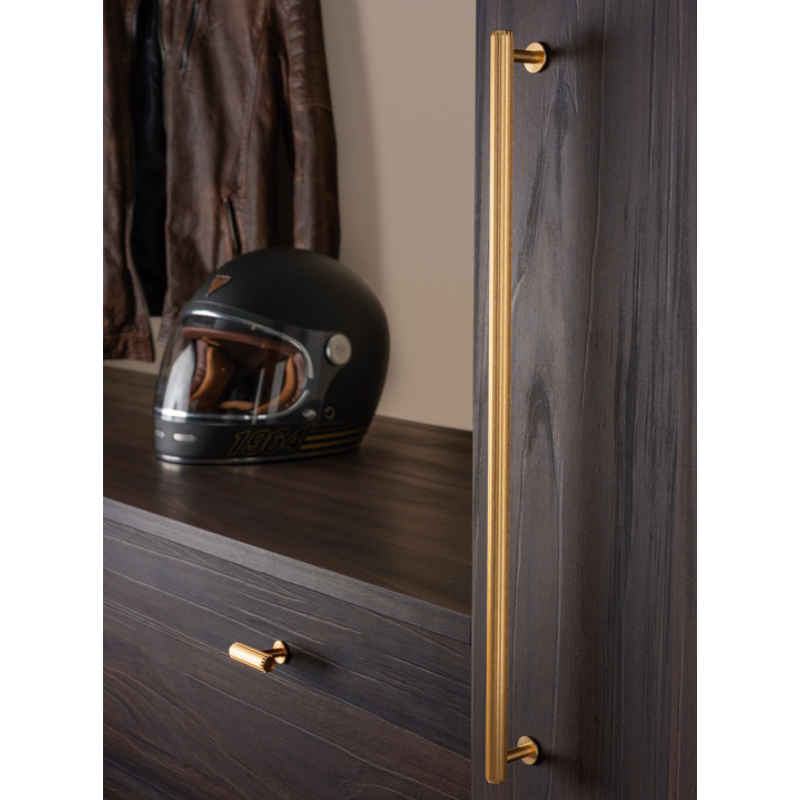 Handle Rille 320 - Brushed Brass
