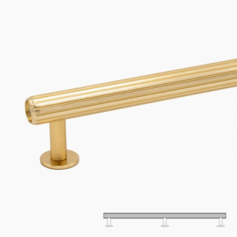 Handle Rille 992 - Brushed Brass
