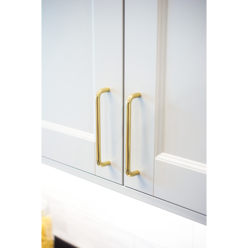 Handle Bolmen - Polished Untreated Brass 96mm