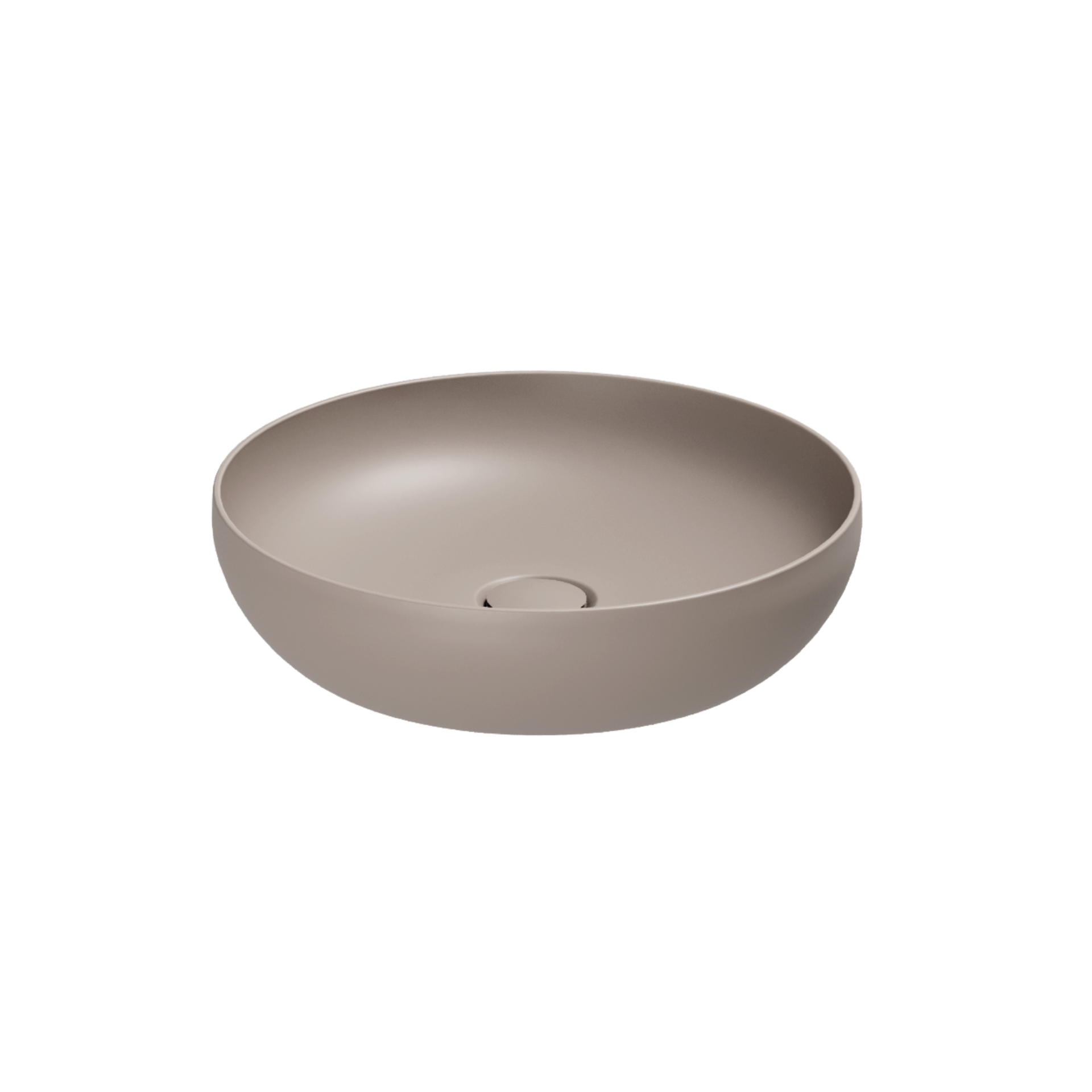 Azzurra Elegance Circle baðvaskur 40cm H10 - Taupe - MA